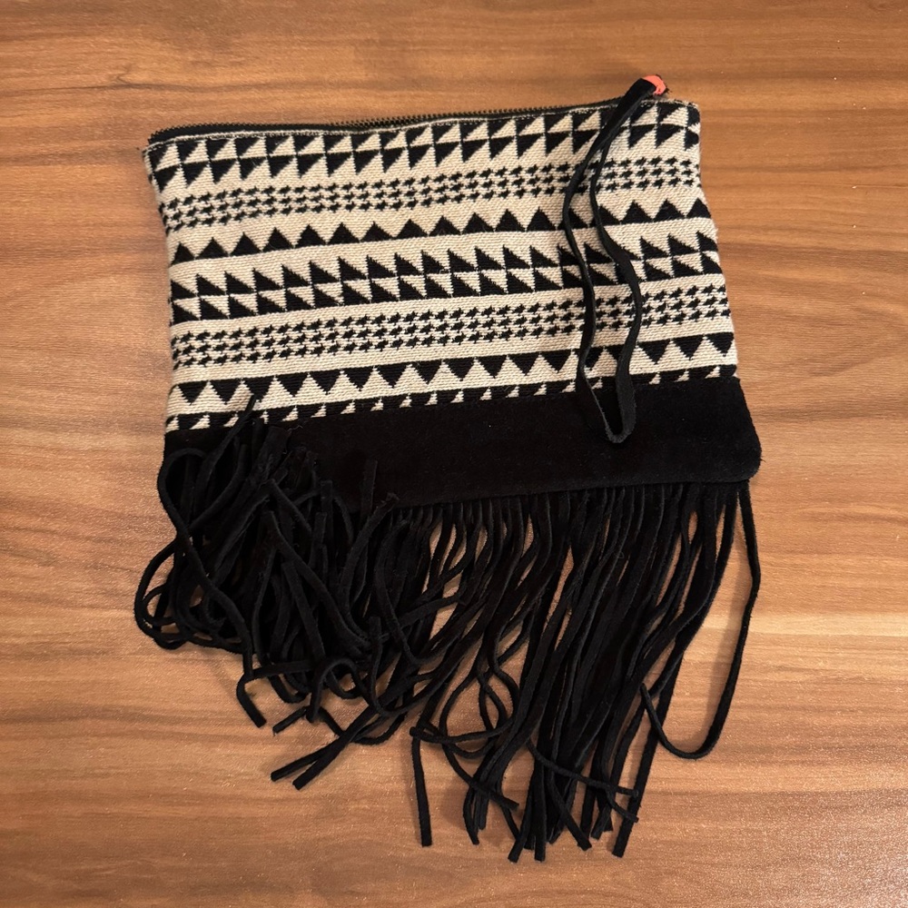 American Eagle Suede Wristlet